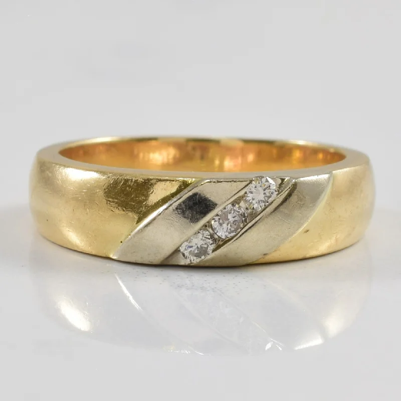 Shine Without Limits – Jewelry Sale Happening Now Two Tone Channel Set Diamond Band | 0.07ctw | SZ 5 | Shine Without Limits – Jewelry Sale Happening Now Two Tone Channel Set Diamond Band | 0.07ctw | SZ 5 |