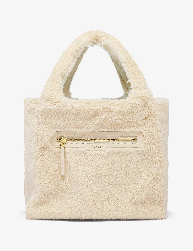 Vail Sherpa Crossbody Tote - Sandshell