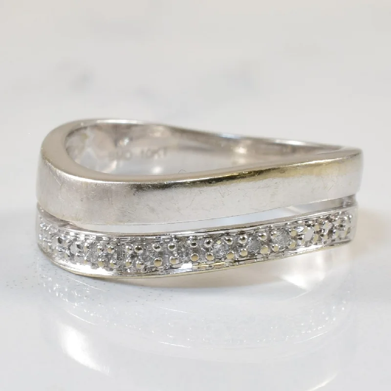 Stunning Jewelry Pieces At The Lowest Prices Ever Wavey Open Work Diamond Ring | 0.04ctw | SZ 7.25 | Stunning Jewelry Pieces At The Lowest Prices Ever Wavey Open Work Diamond Ring | 0.04ctw | SZ 7.25 |