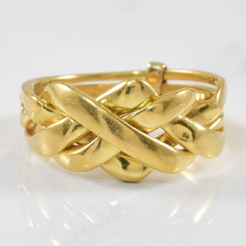 Shop Fine Jewelry With Exclusive Savings Yellow Gold Puzzle Ring | SZ 5.5 |