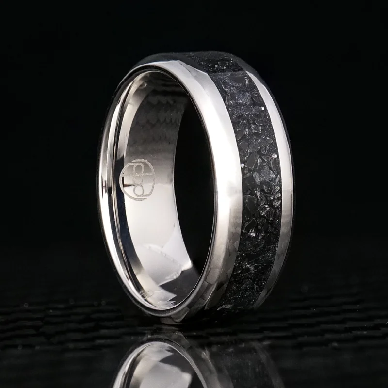 Elegant Jewelry Pieces At Unbelievable Prices Black Marble Glowstone Ring on Cobalt Chrome Elegant Jewelry Pieces At Unbelievable Prices Black Marble Glowstone Ring on Cobalt Chrome