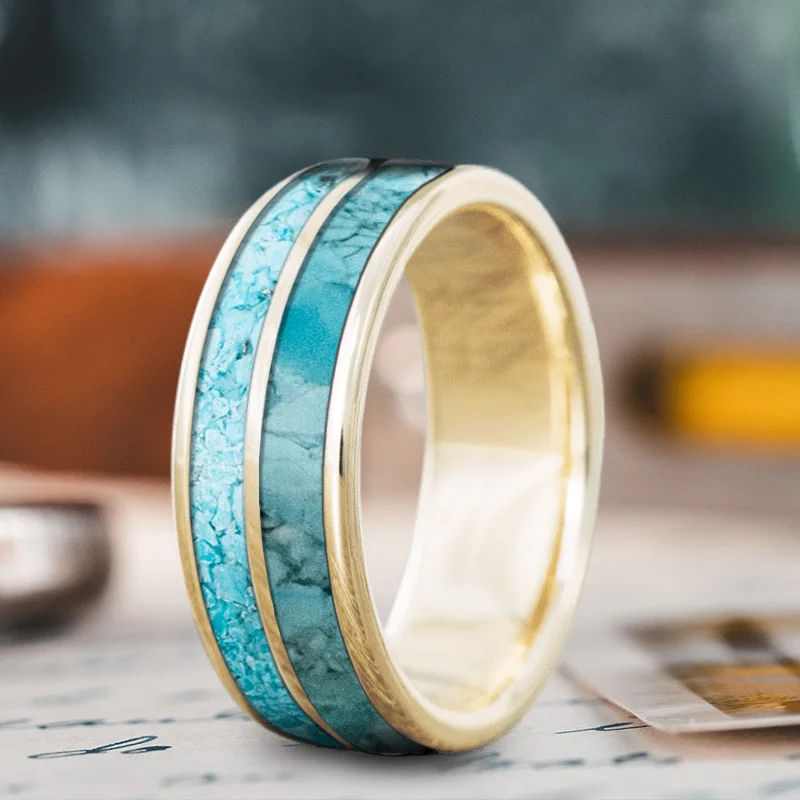 The Perfect Jewelry Piece At The Perfect Discount Custom Design - 2-Inlay Ring C4Q-mLLLW2VNPOiK8qP-8Prz