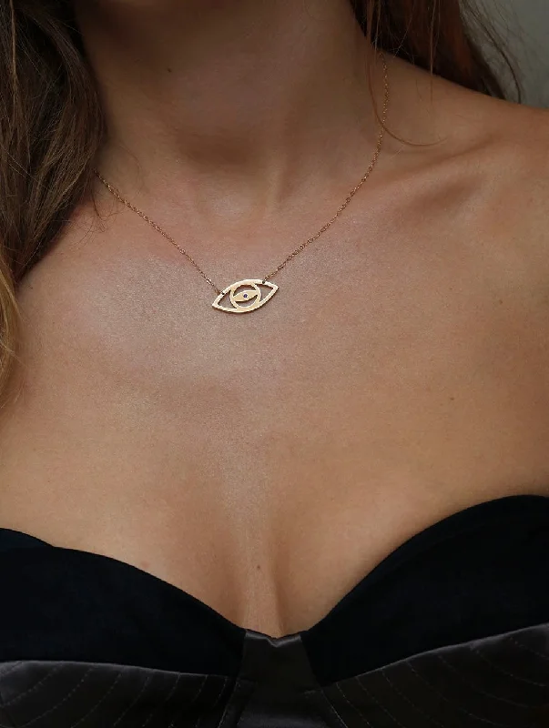 Exclusive Jewelry Sale – Shine For Less Eye Necklace, Protection Necklace