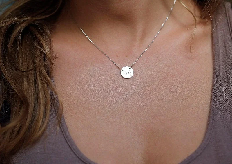 Your Dream Jewelry At Dream Prices Initial Necklace, Solid Gold Necklace