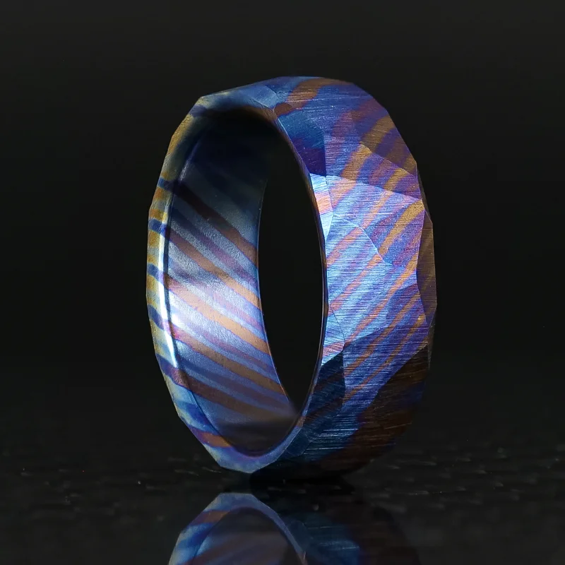 Timeless Elegance Now At Special Discounts Obsidian Timascus Ring