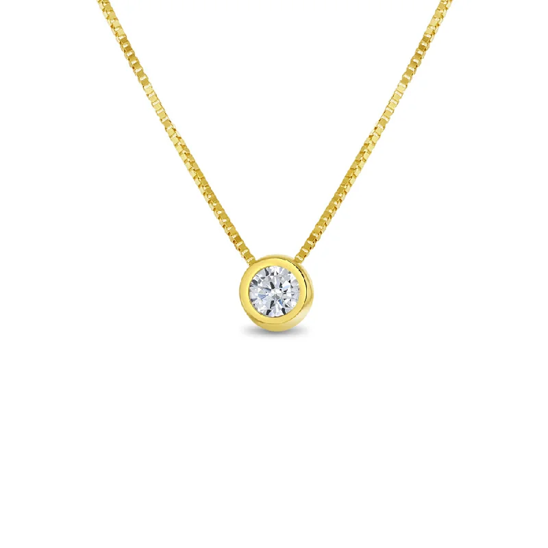 Handcrafted Jewelry Sale – Unique Designs At Low Prices 14k Gold Hidden Halo Clear 16" Kids / Teen Necklace Handcrafted Jewelry Sale – Unique Designs At Low Prices 14k Gold Hidden Halo Clear 16" Kids / Teen Necklace