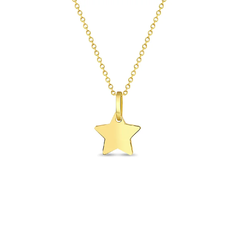 Discounted Luxury Jewelry – Shine Without The Splurge 14k Gold Polished Star Kids / Children's / Girls Pendant/Necklace Discounted Luxury Jewelry – Shine Without The Splurge 14k Gold Polished Star Kids / Children's / Girls Pendant/Necklace