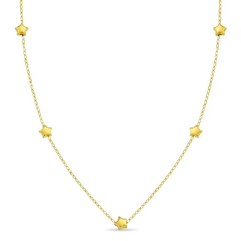 Bestselling Jewelry Now On Sale – Elevate Your Look 14k Gold Puffed Star 16" Kids / Teen Necklace Bestselling Jewelry Now On Sale – Elevate Your Look 14k Gold Puffed Star 16" Kids / Teen Necklace