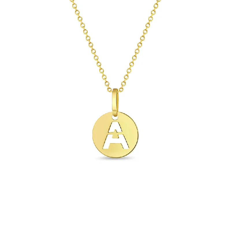Exclusive Jewelry Bundles At Discounted Rates 14k Gold Round Initial Cut Out Letter Kids / Teen Pendant/Necklace Exclusive Jewelry Bundles At Discounted Rates 14k Gold Round Initial Cut Out Letter Kids / Teen Pendant/Necklace