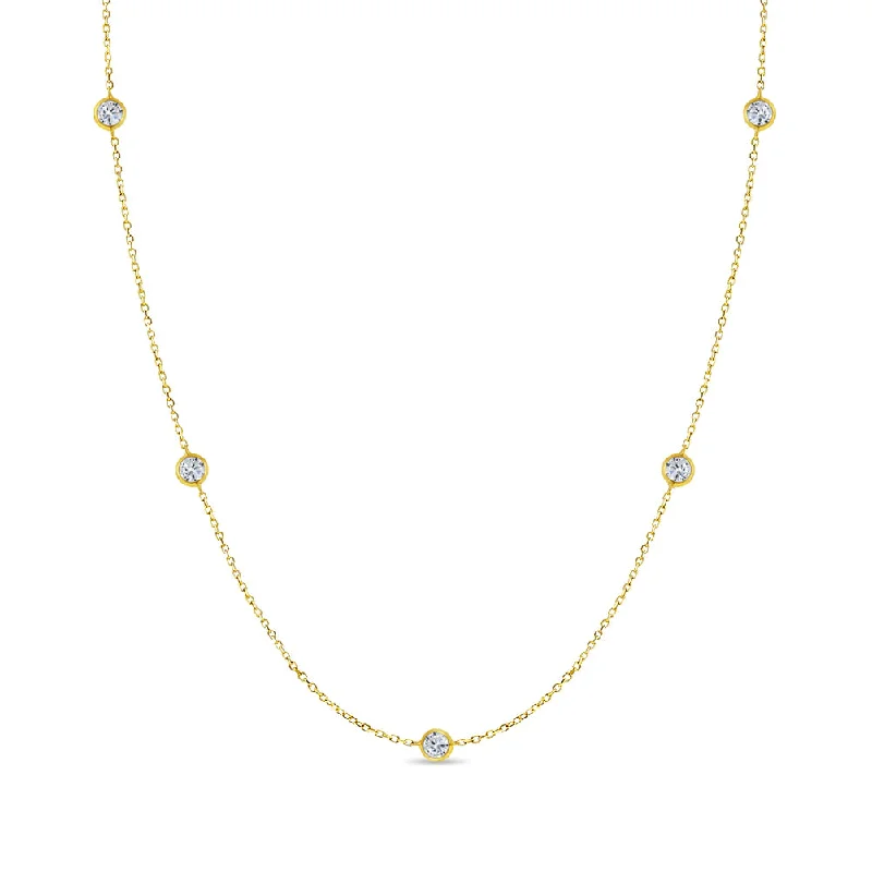 Exclusive Jewelry Sale – Sparkle For Less 14k Gold Sparkling CZ Clear 16" Kids / Teen Necklace Exclusive Jewelry Sale – Sparkle For Less 14k Gold Sparkling CZ Clear 16" Kids / Teen Necklace