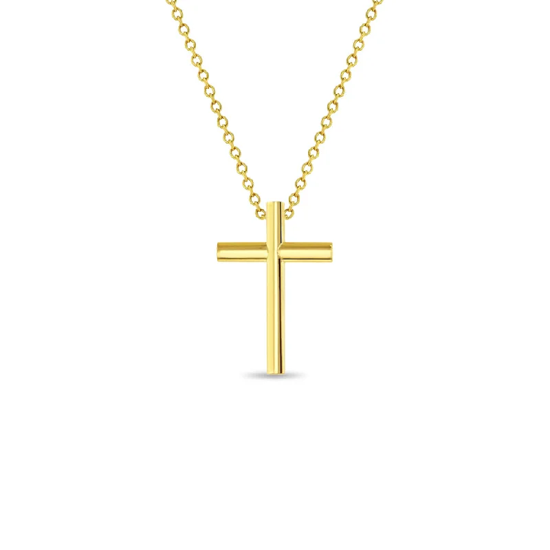 Clearance Sale On High-End Jewelry Collections 14k Gold Thin Tube Cross Kids / Children's / Boys Pendant/Necklace Clearance Sale On High-End Jewelry Collections 14k Gold Thin Tube Cross Kids / Children's / Boys Pendant/Necklace