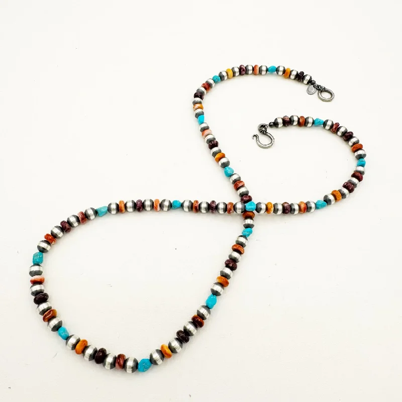Elegant Jewelry Pieces At Unbelievable Prices 6MM Rainbow NP Necklace