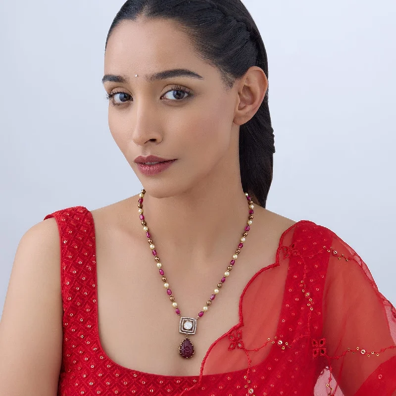 Elegant Necklaces And Bracelets At Limited-Time Offers 92.5 Silver Zircon Necklace 163679
