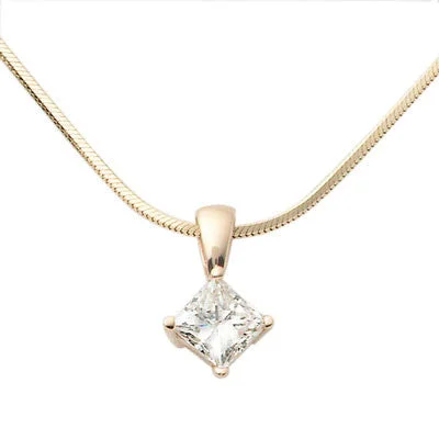 Exclusive Jewelry Sale Event – Shop Now Princess-Cut Diamond Soiltaire Pendant in 14k Yellow Gold Exclusive Jewelry Sale Event – Shop Now Princess-Cut Diamond Soiltaire Pendant in 14k Yellow Gold