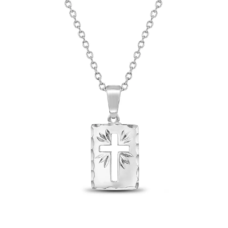 Timeless Elegance At Unbelievable Discounts Cross & Bible 12mm Toddler/Kids/Girls Necklace Religious - Sterling Silver Timeless Elegance At Unbelievable Discounts Cross & Bible 12mm Toddler/Kids/Girls Necklace Religious - Sterling Silver