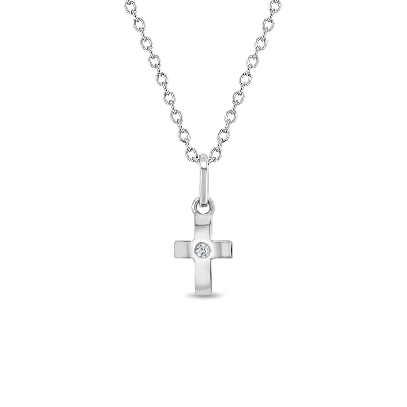 Buy More, Save More On Stunning Jewelry Pieces Dazzling CZ Cross Kids / Children's / Girls Pendant/Necklace - Sterling Silver Buy More, Save More On Stunning Jewelry Pieces Dazzling CZ Cross Kids / Children's / Girls Pendant/Necklace - Sterling Silver