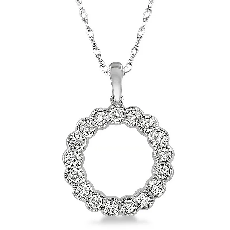 High-Quality Jewelry At A Fraction Of The Cost Diamond Circle Necklace