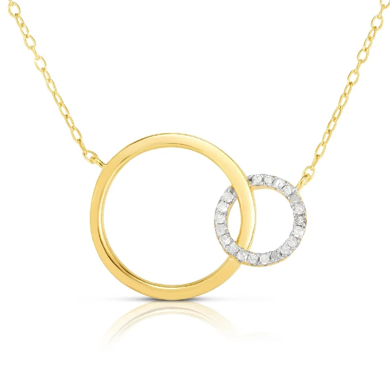 Modern Jewelry At Exclusive Discounts – Shop Today Diamond Circle Necklace