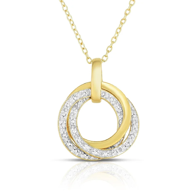 Gorgeous Jewelry, Limited-Time Savings Diamond Circle Pendant
