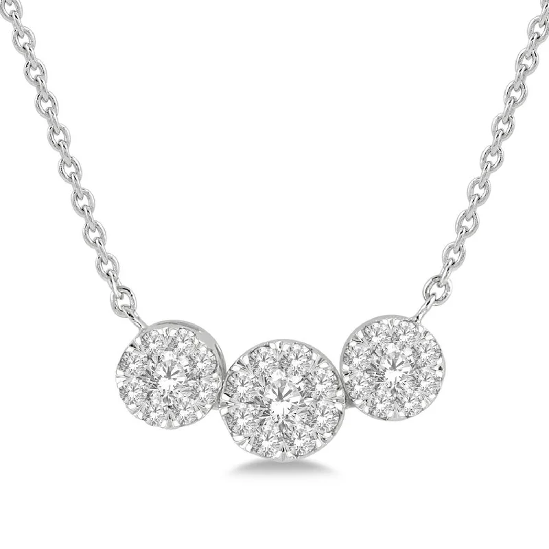 The Perfect Accessory For Less – Jewelry Sale Live Diamond Cluster Necklace - .35twt The Perfect Accessory For Less – Jewelry Sale Live Diamond Cluster Necklace - .35twt