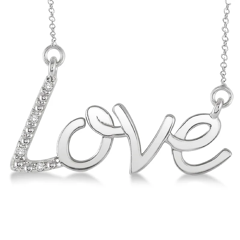 Limited-Stock Jewelry Clearance – Grab Your Favorites Now Diamond Love Necklace