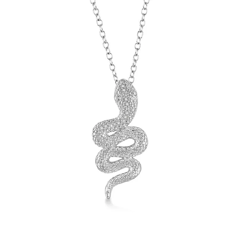 Shine Without Limits – Jewelry Sale Happening Now Diamond Snake Necklace