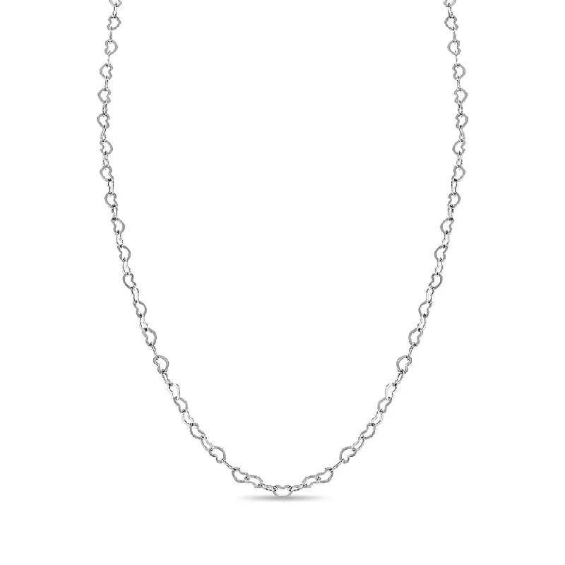 Get Your Favorite Jewelry At The Best Price Heart Link 14"-15" Toddler/Kids/Girls Chain - Sterling Silver Get Your Favorite Jewelry At The Best Price Heart Link 14"-15" Toddler/Kids/Girls Chain - Sterling Silver