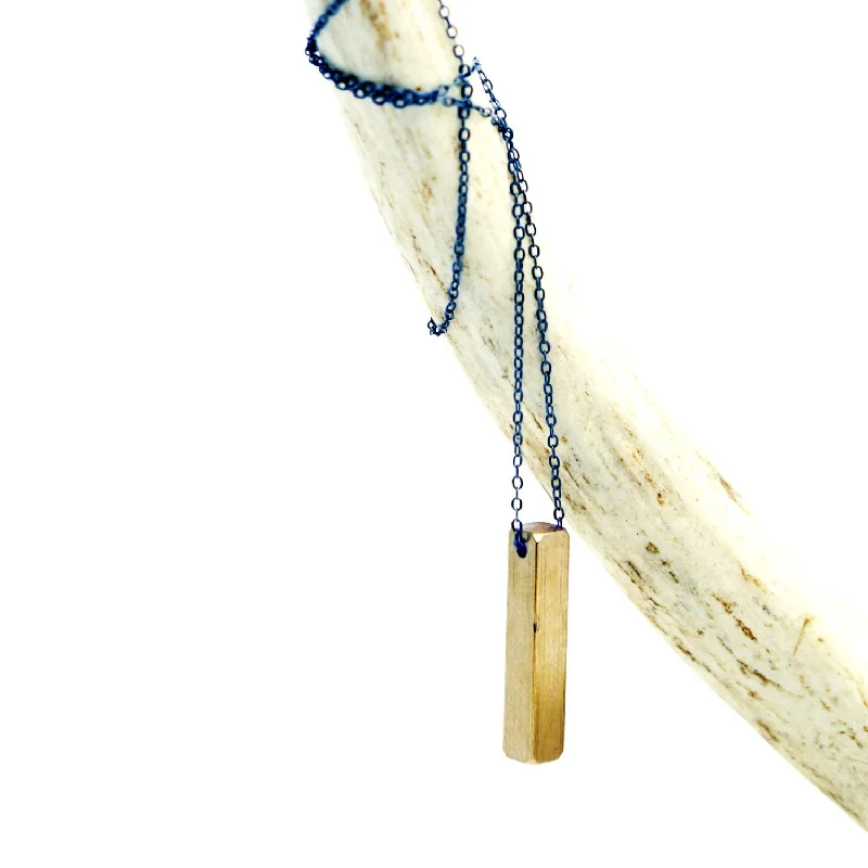 Flash Sale On Exquisite Jewelry – Don't Miss Out Industrial Bar Necklace in Brass