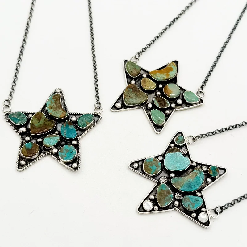 Huge Markdowns On Premium Jewelry Styles Jacqueline Silver "Mosaic" Royston Star Necklace Huge Markdowns On Premium Jewelry Styles Jacqueline Silver "Mosaic" Royston Star Necklace