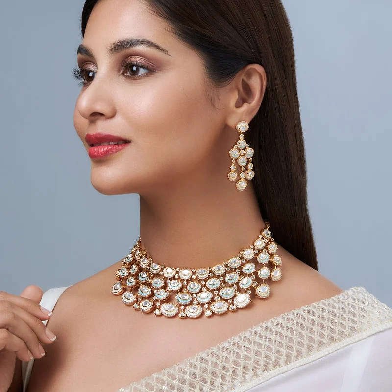 Gorgeous Jewelry, Limited-Time Savings Kundan Necklace 154307