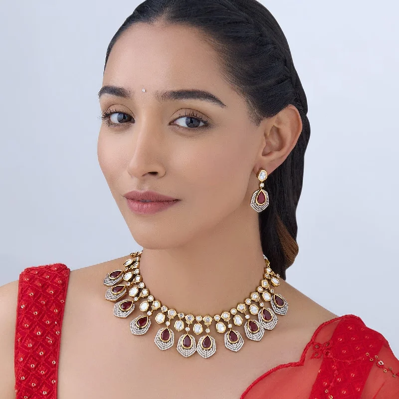 Seasonal Jewelry Sale – Upgrade Your Style Today Kundan Necklace 165820