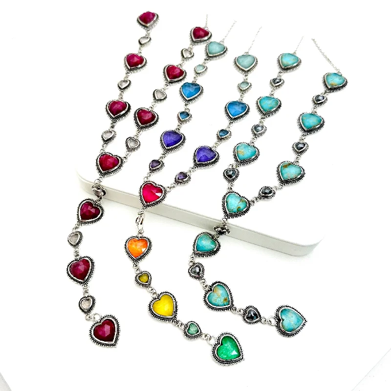 Exclusive Gemstone Jewelry At Special Prices Mega Heart Lariat