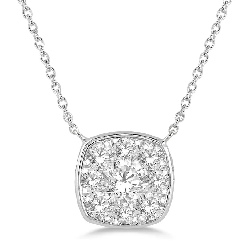 Glamorous Jewelry, Glamorous Deals – Shop Now Mosaic Diamond Necklace - .50twt