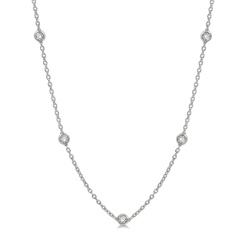 14K white gold