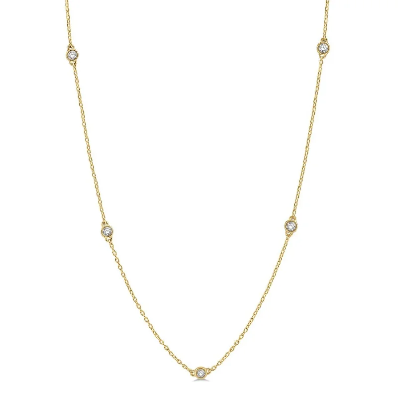 Get The Jewelry You Love At A Price You Love Round Brilliant Diamond Necklace - .75twt Get The Jewelry You Love At A Price You Love Round Brilliant Diamond Necklace - .75twt