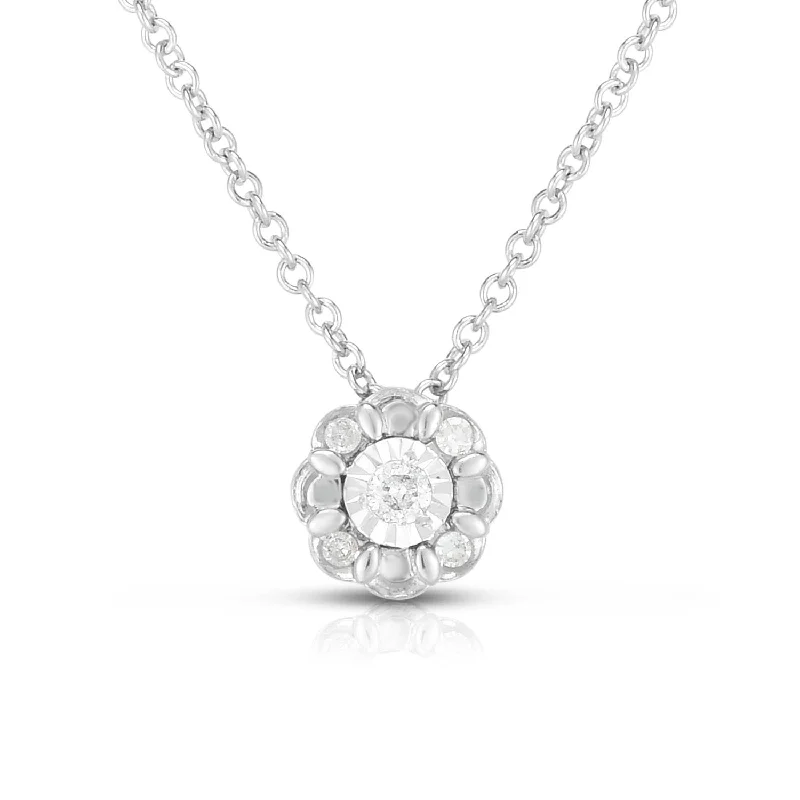 Exclusive Jewelry Sale – Sparkle For Less Scalloped Diamond Necklace