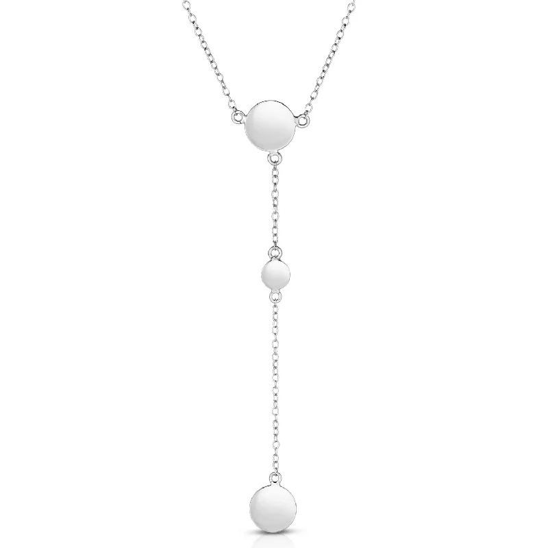 Modern Statement Jewelry For Bold Styling Silver "Y" Necklace