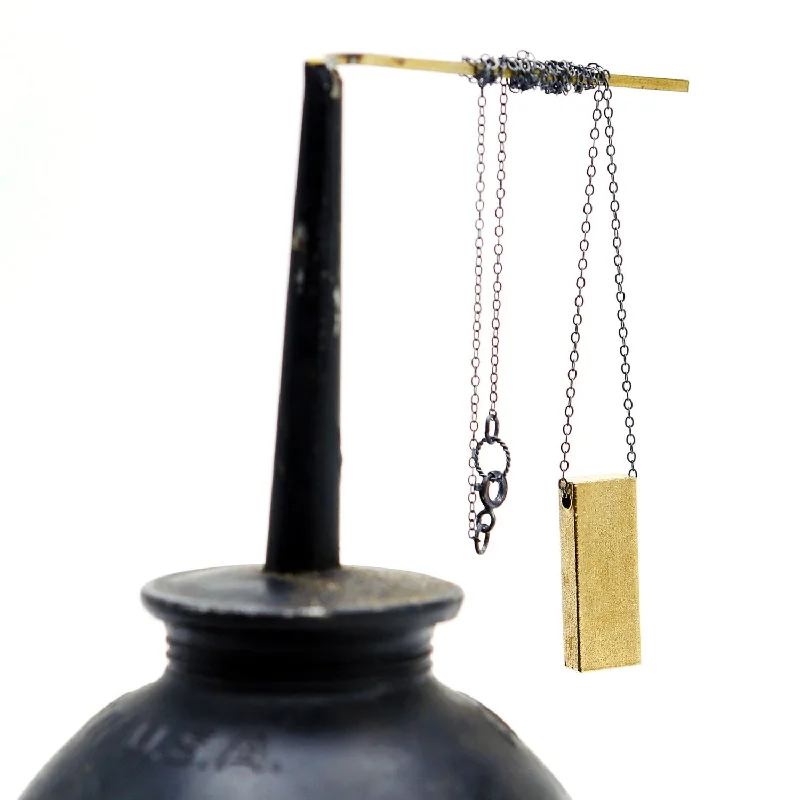 Huge Savings On Timeless Jewelry Collections Slab Necklace in Brass