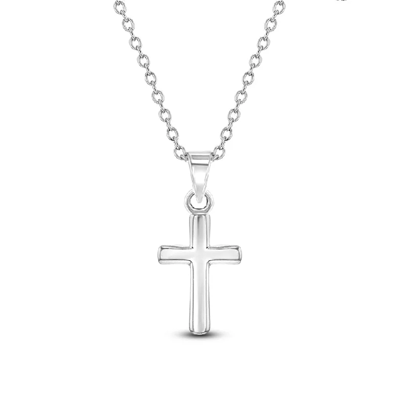 Shop Dazzling Jewelry With Special Promotional Discounts Teenie Tiny Cross Kids / Boy's / Boys Pendant/Necklace - Sterling Silver Shop Dazzling Jewelry With Special Promotional Discounts Teenie Tiny Cross Kids / Boy's / Boys Pendant/Necklace - Sterling Silver