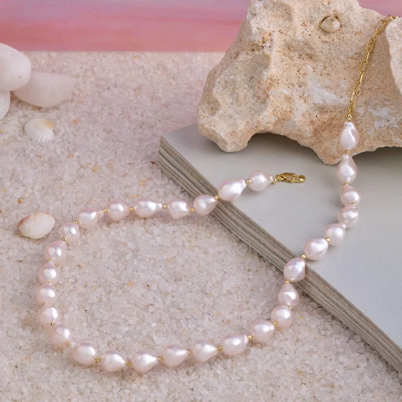 Eco-Friendly Sustainable Jewelry For Conscious Buyers Trendy Pearl Necklace 174344 Eco-Friendly Sustainable Jewelry For Conscious Buyers Trendy Pearl Necklace 174344