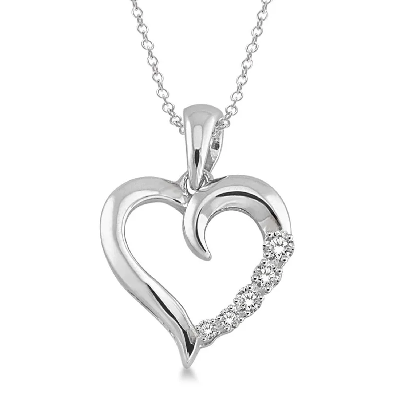 Seasonal Jewelry Sale – Upgrade Your Style Today Twisted Diamond Heart Necklace