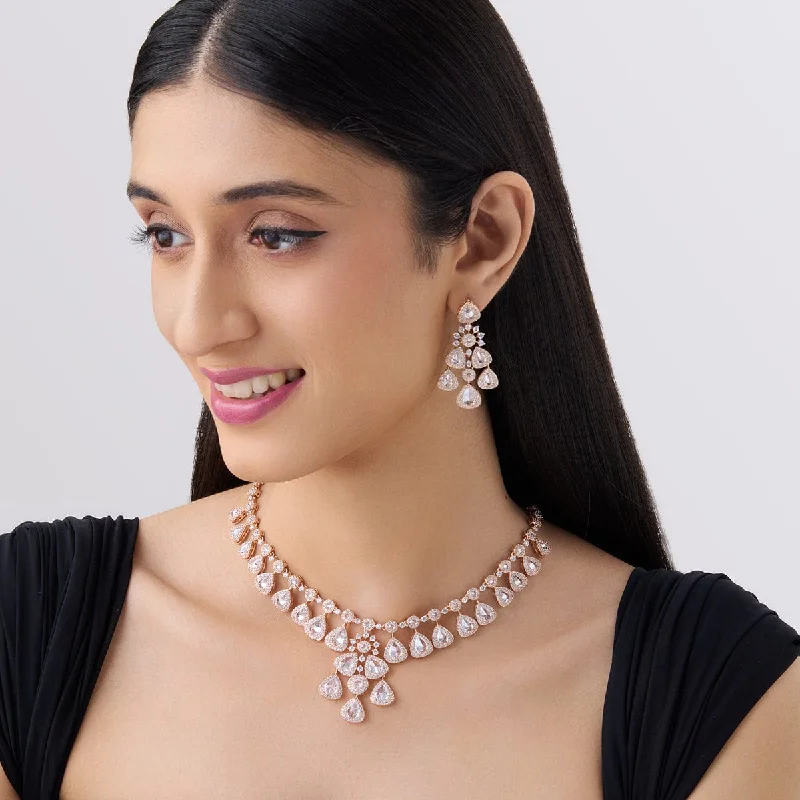 Discounted Jewelry For A Glamorous Look Zircon Necklace 160315
