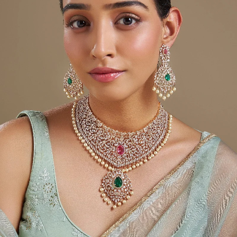 Big Discounts On Elegant Jewelry Collections Zircon Necklace 169396