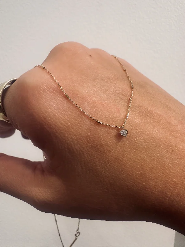 Get The Best Deals On Timeless Jewelry Pieces DIAMOND PENDANT BAR & CABLE CHAIN