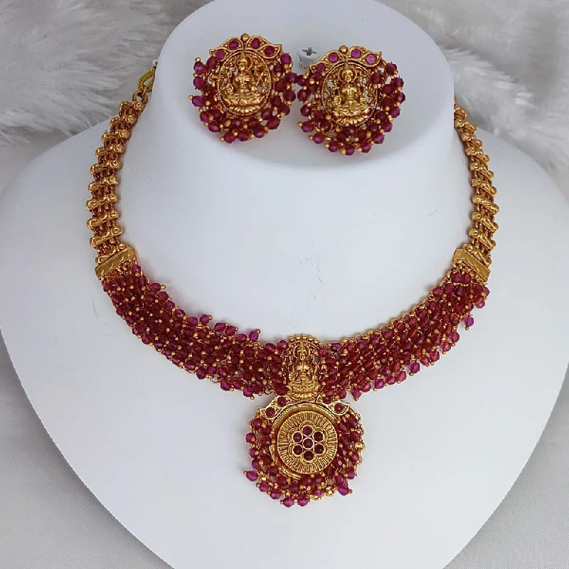 Limited-Time Jewelry Sale – Elegant Styles At Less Lucentarts Jewellery Gold Plated Temple Pearls Necklace Set Limited-Time Jewelry Sale – Elegant Styles At Less Lucentarts Jewellery Gold Plated Temple Pearls Necklace Set