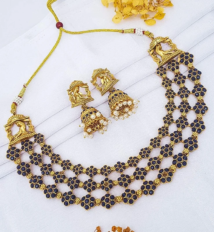 Premium Jewelry Now Available At Special Discounts Premium Gold Plated Palki Design Necklace Premium Jewelry Now Available At Special Discounts Premium Gold Plated Palki Design Necklace