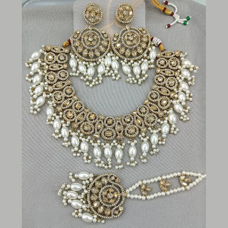Elevate Your Jewelry Collection With Limited-Time Savings Rani Sati Jewels Gold Plated Crystal and Pearl Necklace Set Elevate Your Jewelry Collection With Limited-Time Savings Rani Sati Jewels Gold Plated Crystal and Pearl Necklace Set