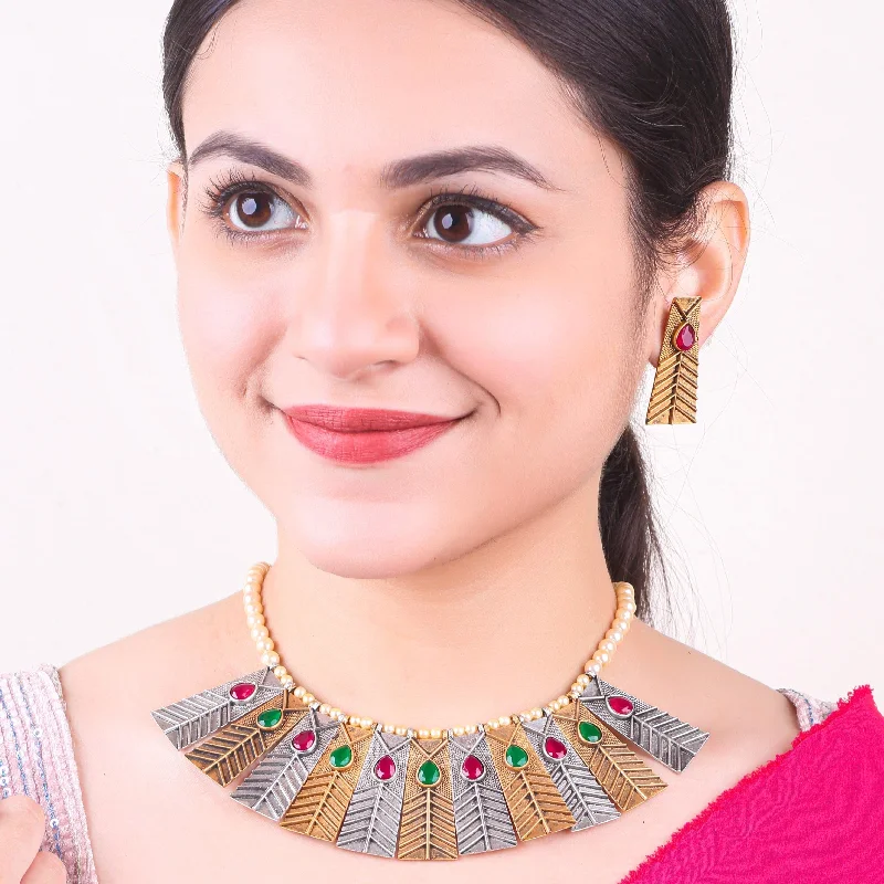 Shine Without Limits – Jewelry Sale Happening Now Gold Plated Elegant Necklace Set
