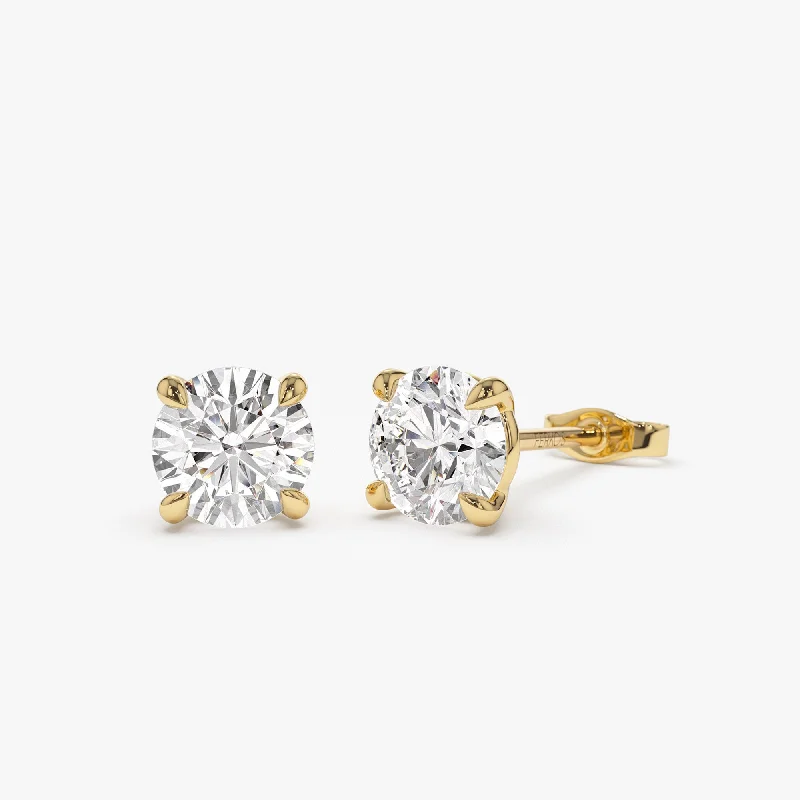 Shine Without Limits – Jewelry Sale Happening Now 1.50 ctw 14k Classic Four Prong Round Lab Grown Diamond Studs - Riley Shine Without Limits – Jewelry Sale Happening Now 1.50 ctw 14k Classic Four Prong Round Lab Grown Diamond Studs - Riley
