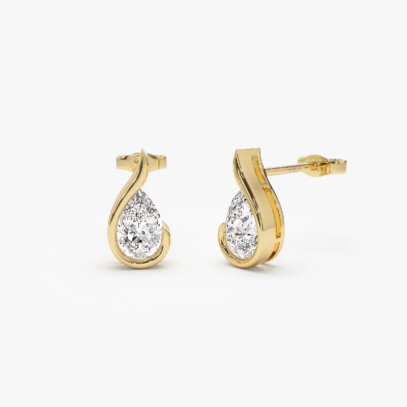 Jewelry Deals That Sparkle – Shop Today 1.50 ctw 14k Pear Shaped Unique Lab Grown Diamond Studs - Eden Jewelry Deals That Sparkle – Shop Today 1.50 ctw 14k Pear Shaped Unique Lab Grown Diamond Studs - Eden